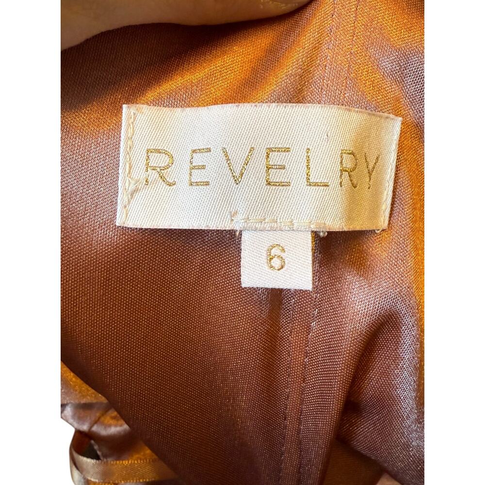 Revelry Satin Gown - Size 6 - Picture 3 of 13